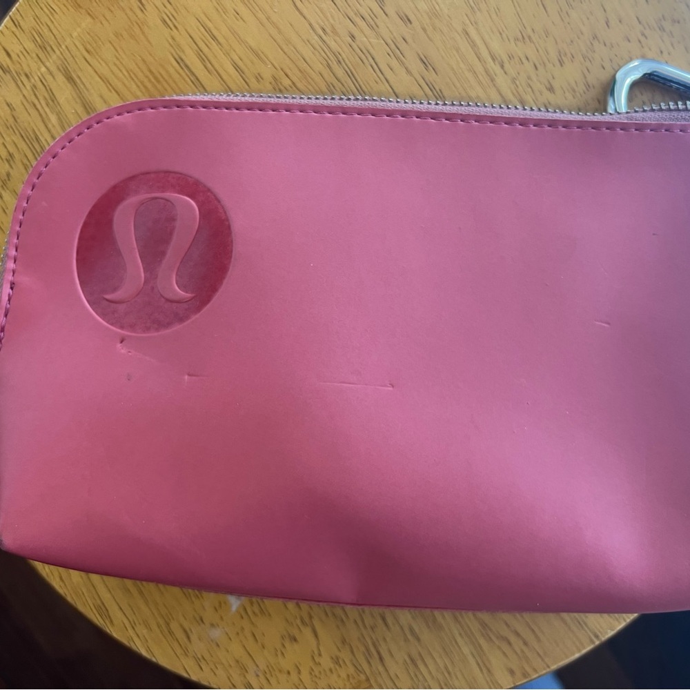 Lululemon Athletica Pink Yoga Cosmetic Bag